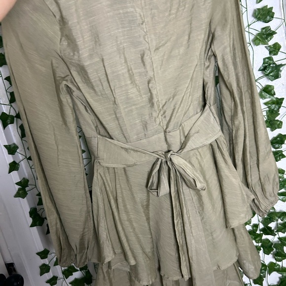 HYFVE green Long Sleeve Dress - Picture 2 of 4
